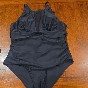 Chic Black Women's One-Piece Swimsuit